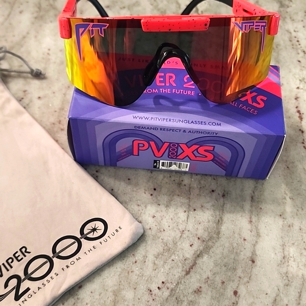 Pit Viper Sunglasses Coral Pink/purple XS